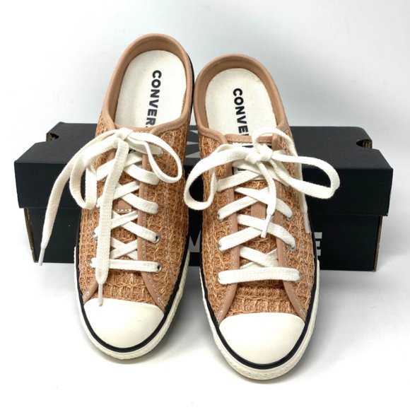 Converse Womens Size 571899C CTAS Dainty Mule Slip Vachetta Beige Canvas Sneaker - Picture 3 of 12